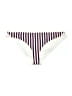 L Space Stripes Ivory Swimsuit Bottoms Size L - photo 1
