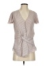 Trouve Tan Short Sleeve Blouse Size XS - photo 1