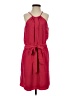 Express 100% Polyester Solid Red Casual Dress Size S - photo 1