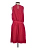 Express 100% Polyester Solid Red Casual Dress Size S - photo 2