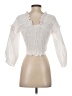 Zara Ivory 3/4 Sleeve Blouse Size S - photo 2