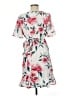 Pink Blush 100% Polyester Floral White Cocktail Dress Size M - photo 2