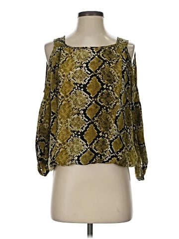 Fifteen Twenty Long Sleeve Silk Top (view 1)