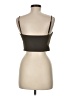 Zara 100% Polyester Green Brown Sleeveless Top Size M - photo 2