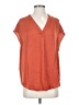 Maison d' Amelie 100% Polyester Orange Short Sleeve Blouse Size S - photo 1