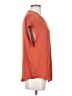 Maison d' Amelie 100% Polyester Orange Short Sleeve Blouse Size S - photo 4
