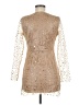 Unbranded 100% Polyester Gold Cocktail Dress Size M - photo 2