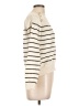 Unbranded 100% Polyester Stripes Ivory Turtleneck Sweater Size L - photo 4