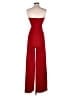 Symphony Solid Red Jumpsuit Size M - photo 2