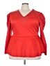 Assorted Brands Red 3/4 Sleeve Blouse Size 3X - photo 1