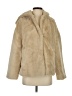 Zara Basic 100% Polyester Tan Faux Fur Jacket Size S - photo 1