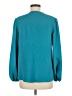 Trina Turk 100% Polyester Teal Long Sleeve Blouse Size M - photo 2
