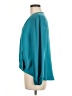 Trina Turk 100% Polyester Teal Long Sleeve Blouse Size M - photo 5
