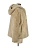 Zara Basic 100% Polyester Tan Faux Fur Jacket Size S - photo 4