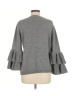 &merci 100% Acrylic Gray Pullover Sweater Size M - photo 2