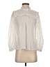 Madewell Polka Dots Ivory Long Sleeve Blouse Size S - photo 1