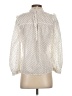 Madewell Polka Dots Ivory Long Sleeve Blouse Size S - photo 2