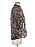 Hayden Graphic Silver 3/4 Sleeve Blouse Size M - photo 4