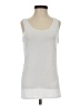 Unbranded White Sleeveless T-Shirt Size S - photo 1