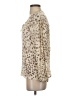 Rails 100% Rayon Animal Print Ivory Long Sleeve Blouse Size XS - photo 5