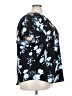 Torrid 100% Polyester Floral Black Short Sleeve Blouse Size 3X Plus (3) - photo 4