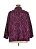 Catherines 100% Polyester Paisley Purple 3/4 Sleeve Blouse Size 2X (petite) - photo 2