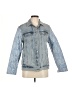 Kensie 100% Polyester Floral Blue Denim Jacket Size 8 - photo 1