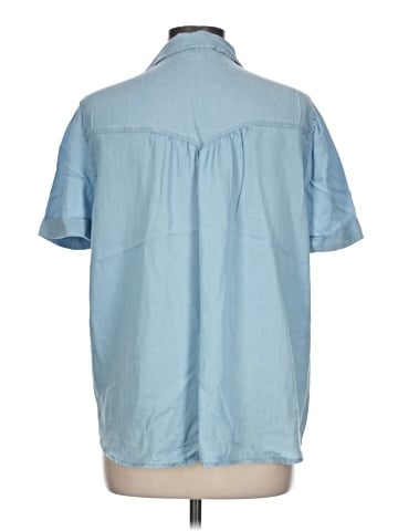 Jane and Delancey Short Sleeve Button-Down Shirt (view 2)