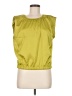 Calvin Klein 100% Polyester Green Sleeveless Blouse Size M - photo 1