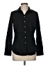 Zara Basic Black Long Sleeve Button-Down Shirt Size M - photo 1