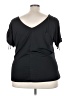 Marika Black Short Sleeve Top Size XXL (estimated) - photo 2