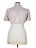 JS Collections 100% Acetate Gray Short Sleeve Top Size 16 - photo 2