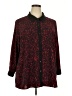 Catherines Paisley Burgundy 3/4 Sleeve Blouse Size 2X (petite) - photo 1