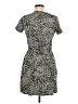 Old Navy Animal Print Gray Casual Dress Size M - photo 2