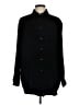 Jones & Co Black Long Sleeve Button-Down Shirt Size M - photo 1