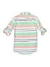 Assorted Brands Stripes Green Short Sleeve Button-Down Shirt Size 6 - photo 2