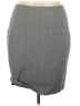 Alia Solid Gray Formal Skirt Size 18w - photo 1