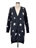 Chicwish 100% Polyester Stars Blue Cardigan Size M (estimated) - photo 1