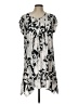 Shoreline Print Gray Casual Dress Size L - photo 1