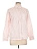 J.Crew 100% Cotton Stripes Pink Long Sleeve Button-Down Shirt Size 10 - photo 1