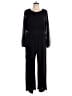 Cato 100% Polyester Black Jumpsuit Size L - photo 1