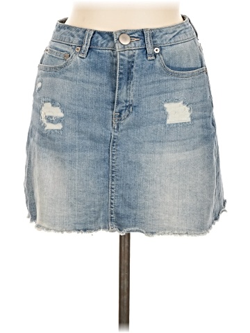No Boundaries Denim Skirt (view 1)
