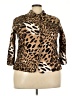 Mirror Image Animal Print Gold Jacket Size 2X - photo 1