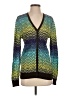 Unbranded Chevron-herringbone Teal Cardigan Size S (estimated) - photo 1