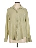 Zara Solid Tan Long Sleeve Button-Down Shirt Size M - photo 1