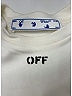OFF-WHITE 100% Cotton Ivory Padded Shoulder T-Shirt Size EU (IT) 44 / US 8 - photo 8