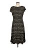 Max Studio 100% Polyester Print Black Casual Dress Size M (estimated) - photo 2
