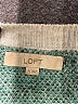 Ann Taylor LOFT Animal Print Silver Pullover Sweater Size XL - photo 7
