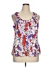 Elle 100% Polyester Purple Sleeveless Blouse Size XL - photo 1