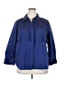 Liz & Me Blue 3/4 Sleeve Button-Down Shirt Size 2X (petite) - photo 1